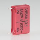 0.1uF 1000V Wima MKP4 Folienkondensator rot...