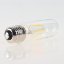 Sigor E27 LED Filament Röhrenlampe T32 klar 6,5W =...