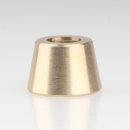 Schrägmutter Haltekappe glatt 15x10mm M10x1 Messing...