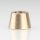 Schrägmutter Haltekappe glatt 15x10mm M10x1 Messing roh für Lampen Einbau-Druckschalter geeignet