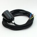 Textilkabel Schwarz mit E27 Lampenfassung Bakelitoptik...