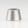 Schrägmutter Haltekappe glatt 15x10mm M10x1 Edelstahloptik  für Lampen Einbau-Druckschalter geeignet