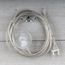 PVC Lampen Anschlussleitung transparent 4 Meter mit...