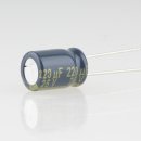 220uF 25V Elko Elektrolytkondensator Radial 105°...