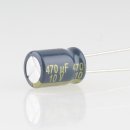 470uF 10V Elko Elektrolytkondensator Radial 105°...