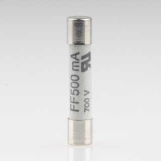 0.5A Feinsicherung Keramik 6,3x32mm 700V/500mA superflink