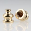 M10x1 Abschlussknopf Zierknopf 16x18mm Messing für...