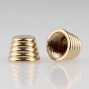 M10x1 Abschlussknopf Zierknopf 14x10mm Messing für...