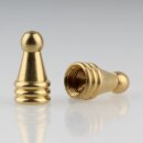 M10x1 Abschlussknopf Zierknopf 13x26mm Messing für...