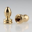 M10x1 Abschlussknopf Zierknopf 14x24mm Messing für...