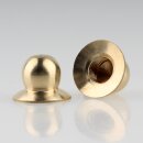 M10x1 Abschlussknopf Zierknopf 20x15mm Messing für...
