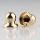 M10x1 Abschlussknopf Zierknopf 20x20mm Messing für...