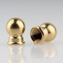 M10x1 Abschlussknopf Zierknopf 16x20mm Messing für...