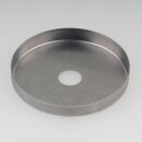 Abschluss-Scheibe Kaschierung 51x6mm Metall roh für Lampen und Leuchtenbau