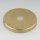 Lampen Abschluss-Scheibe Kaschierung Zierkappe 51x6mm Messing roh 10,2mm Mittelloch