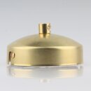 1-Loch Lampen-Baldachin Metall 80x31mm mit Zugentlaster Metall Messing roh für 1 Lampenpendel
