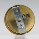 1-Loch Lampen-Baldachin Metall 80x31mm mit Zugentlaster Metall Messing roh für 1 Lampenpendel
