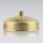 1-Loch Lampen-Baldachin Metall 80x31mm mit Zugentlaster Metall Messing roh für 1 Lampenpendel