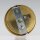 1-Loch Lampen-Baldachin Metall 80x31mm mit Zugentlaster Metall Messing roh für 1 Lampenpendel