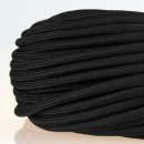 Textilkabel Schwarz 3-adrig 3x0,75mm² Zug-Pendelleitung S03RT-F 3G0,75