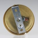 1-Loch Lampen-Baldachin 80x31 Metall Messing roh mit Ringnippel 18mm für Kettenaufhängung