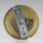 1-Loch Lampen-Baldachin 80x31 Metall Messing roh mit Ringnippel 18mm für Kettenaufhängung