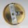 1-Loch Lampen-Baldachin 80x31 Metall Messing roh mit Ringnippel 22mm für Kettenaufhängung