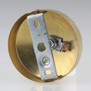 1-Loch Lampen-Baldachin 80x31 Metall Messing roh mit Ringnippel 30mm für Kettenaufhängung