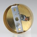 Lampen-Baldachin 80x31 Metall Messing roh mit Ringnippel 30mm für Kettenaufhängung