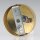 1-Loch Lampen-Baldachin 80x31 Metall Messing roh mit Ringnippel 30mm für Kettenaufhängung