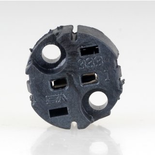 12V Halogen-Fassung schwarz für G4-GY6.35 Leuchtmittel ohne Kabel mit Steckkontakten
