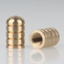 M10x1 Abschlussknopf Zierknopf 15x21mm Messing für...