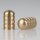 M10x1 Abschlussknopf Zierknopf 15x21mm Messing für Lampen und Leuchtenbau