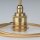Textilkabel Gold mit E27 Vintage Lampenfassung Messing mit 2 Schraubringe 1-5m