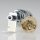 E27 Lampenfassung Metall verchromt mit Winkel und Zugentlastung Metall verchromt