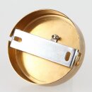 1-Loch Lampen-Baldachin Metall 80x25mm Antik Fume mit Zugentlaster für 1 Lampenpendel