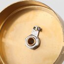1-Loch Lampen-Baldachin Metall 80x25mm Antik Fume mit Zugentlaster für 1 Lampenpendel