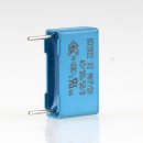 0.022uF 305V X2 Entstör-Kondensator 18x10.5mm Rastermaß 15mm blau