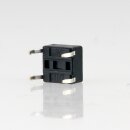 Mini-Taster Drucktaster 12V 50MA 6x6x3.5mm liegend Druckknopfhöhe 4.3mm