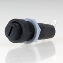 Sicherungshalter für 5x20 Feinsicherung löt und steckbar Lochdurchmesser 12,5mm