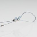 Stahlseil-Halter Drahtseilhalter Lüsterklemmeneinsatz mit Schrauben 5x10mm vernickelt