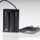 Batteriehalter Akkuhalter für 3x Mignonzelle (AA) Gehäuse mit Kabel und Schalter