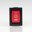 Einbau-Wippschalter rot 1-polig EIN/AUS/EIN 19x12mm 250V/6A passend für Artemide Tizio 35/50