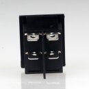 Einbau-Wippschalter grün beleuchtet 2-polig EIN/AUS 30x22mm 250V/16A