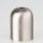E27 Fassungshülse Zierhülse 43x57 Metall Edelstahloptik mit 10,5mm Mittelloch für Lampenfasssung