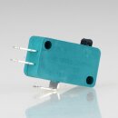 Mikroschalter 1-polig 10A/250V AC grün ohne Hebel