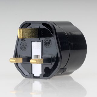 Reisestecker-Adapter Deutschland auf Großbritannien 13A/250V VIVANCO