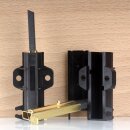 13,5x4,9x57,4mm Kohlebürsten mit Halter Ersatz für Sharp Waschmaschine ES-HFB7143WD-DE (2 Stück)