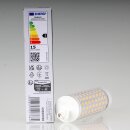 Radium R7s LED-Stablampe Leuchtmittel 15W (125W) 240V 2.700K 2000 lm warmweiß 118mm dimmbar