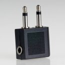 Flugzeug- / Reise-Kopfhörer-Adapter 2 x 3,5mm...